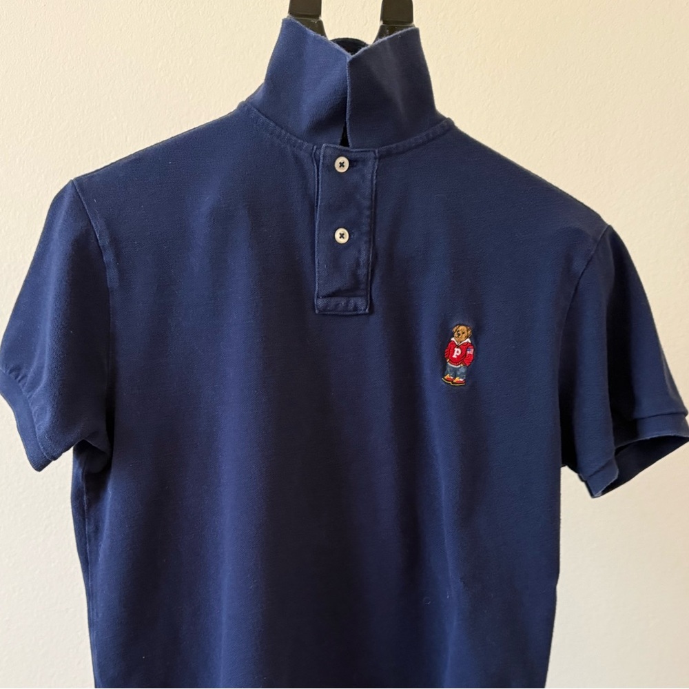 Polo by Ralph Lauren Dark Blue Polo Shirt - Picture 2 of 9